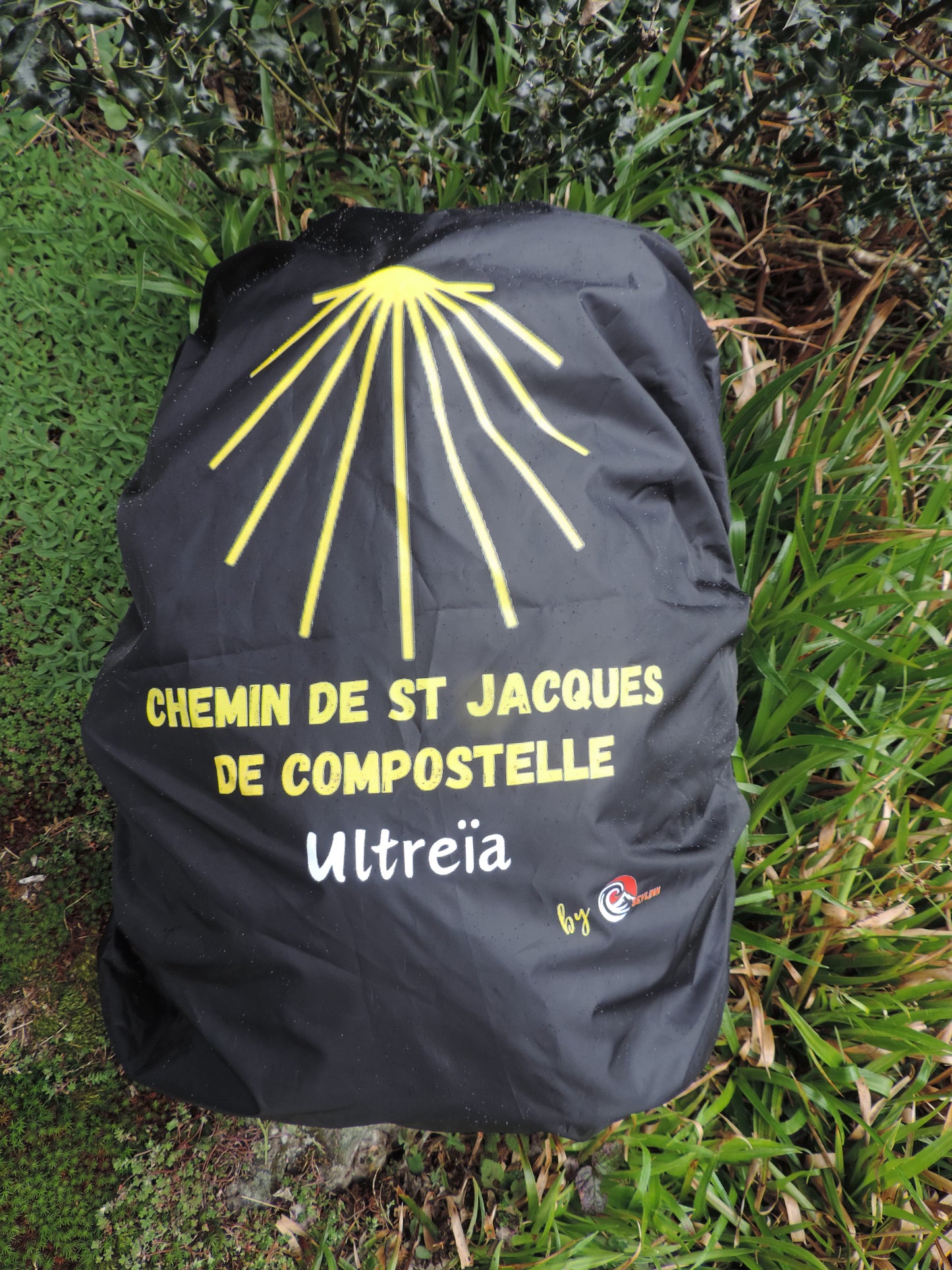 Couvre sac à dos Compostelle Ultreïa